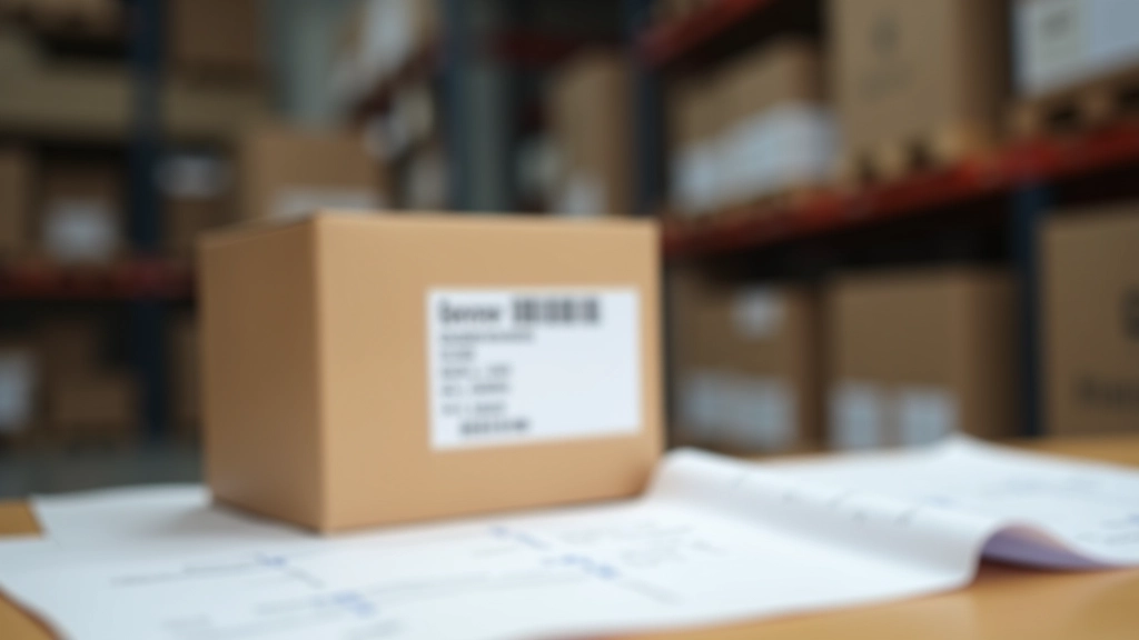 Produto devolvido numa caixa com recibo e documentos
