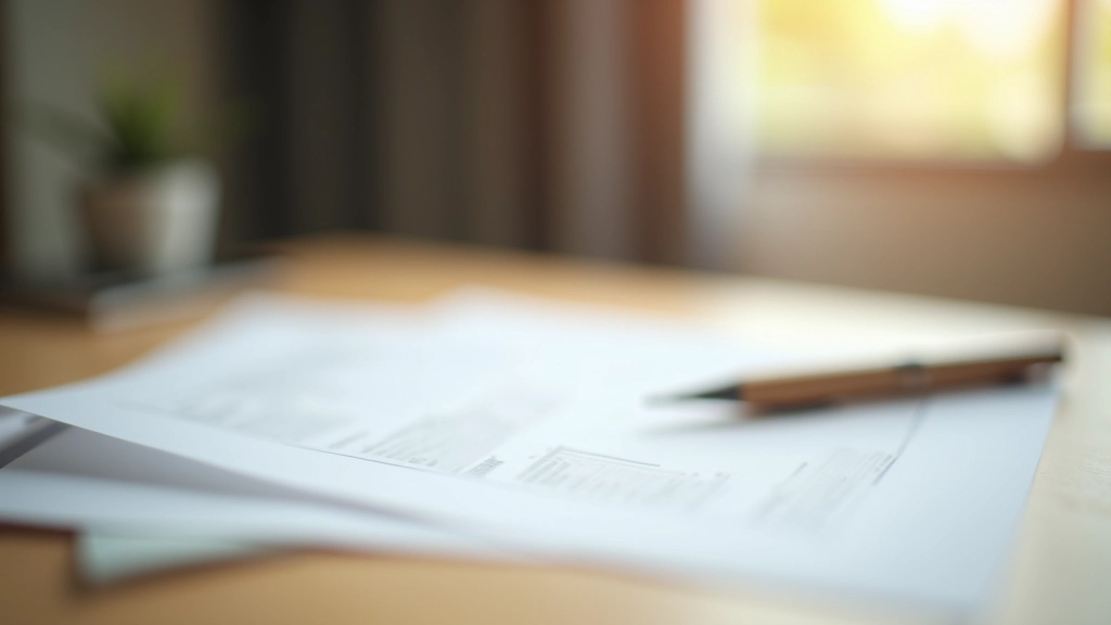 Ambiente de escritório profissional com documentos de direitos do consumidor